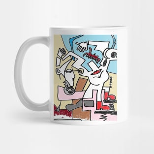 AP Number 29 revisited - Flauncing - After Picasso Mug